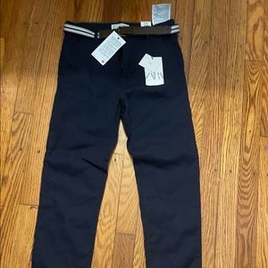 Zara size 11/12 navy dress pants slim